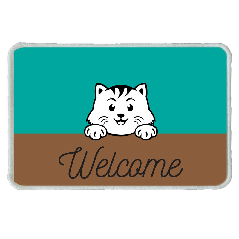 Χαλάκι εισόδου Welcome cat